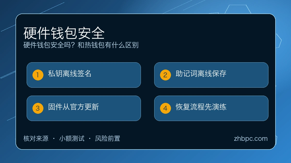 硬件钱包安全吗？和热钱包有什么区别 图 1