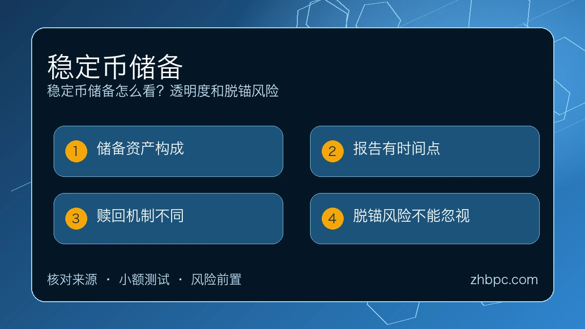 稳定币储备怎么看？透明度和脱锚风险 图 1