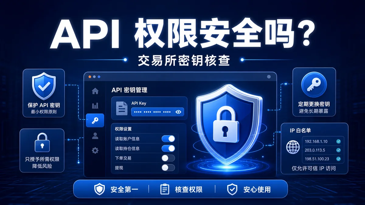 API权限安全吗？交易所密钥核查