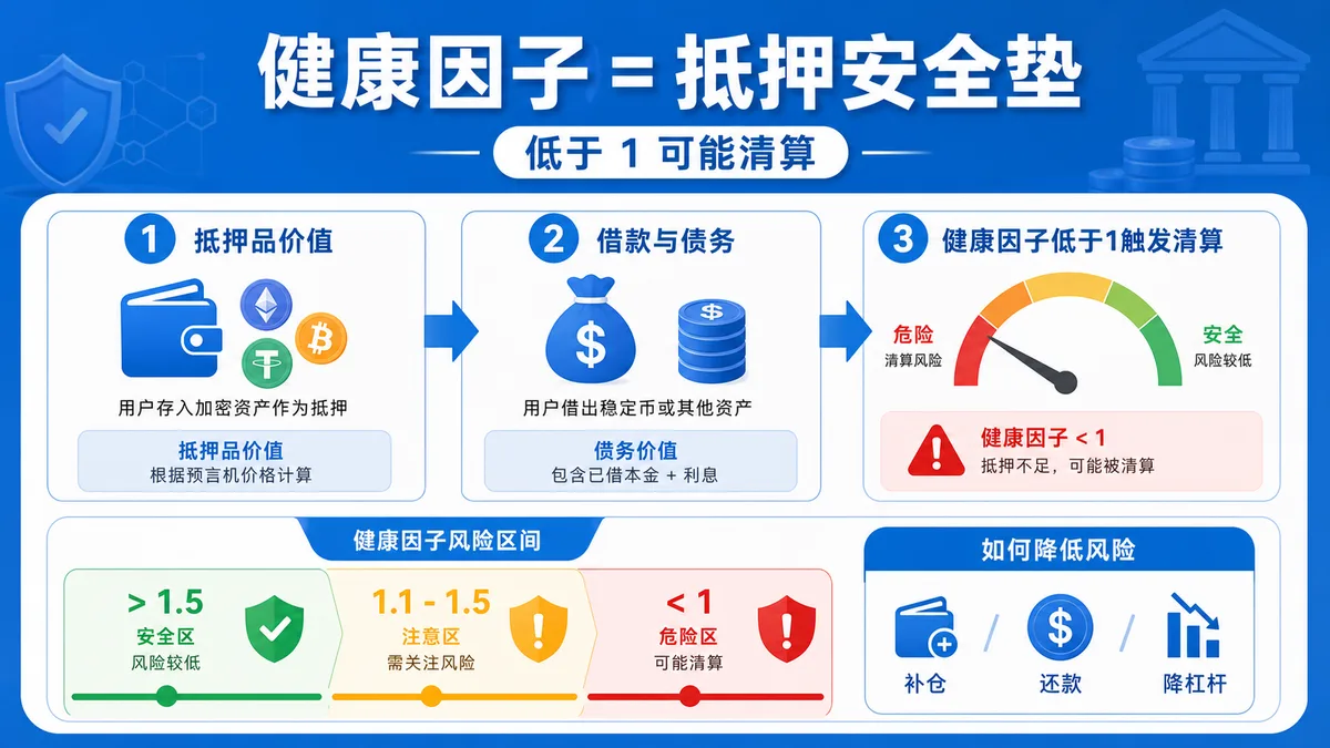 健康因子怎么看？借贷清算风险 图 1