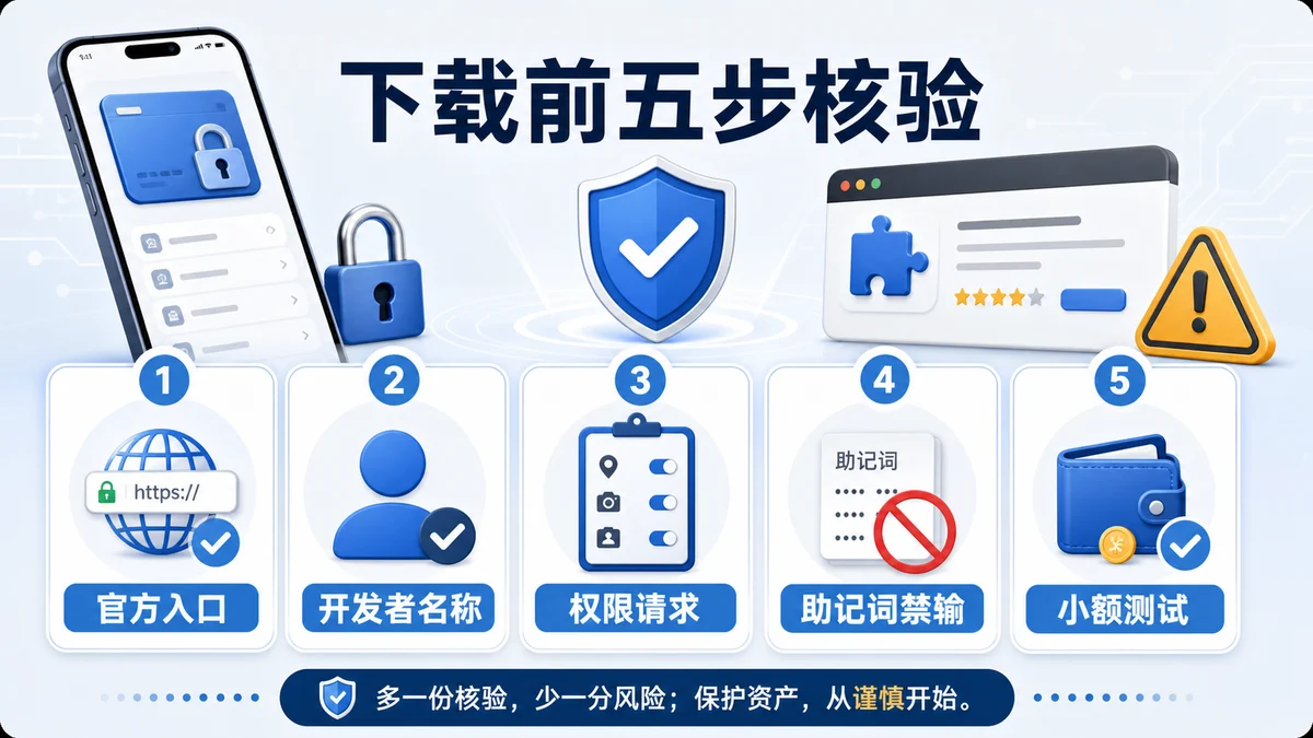 假钱包App怎么识别？下载前看什么 图 1