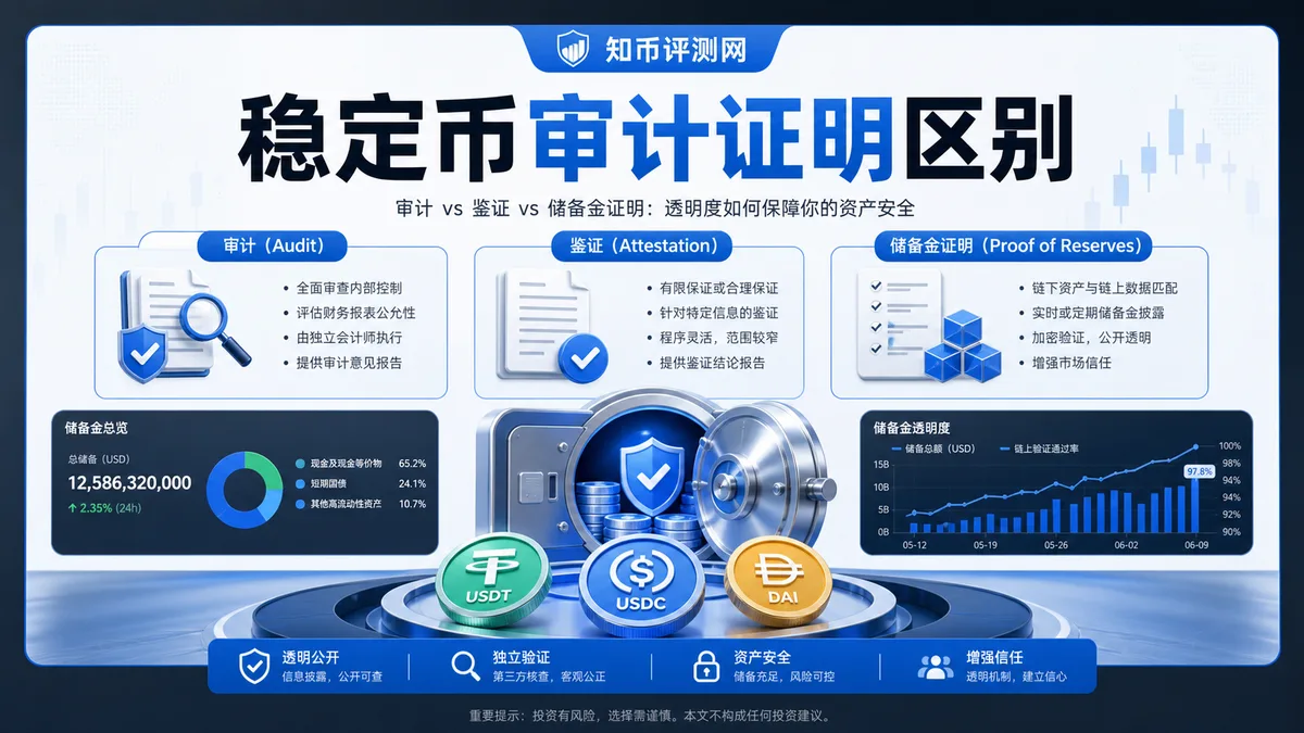 稳定币审计证明有何区别？