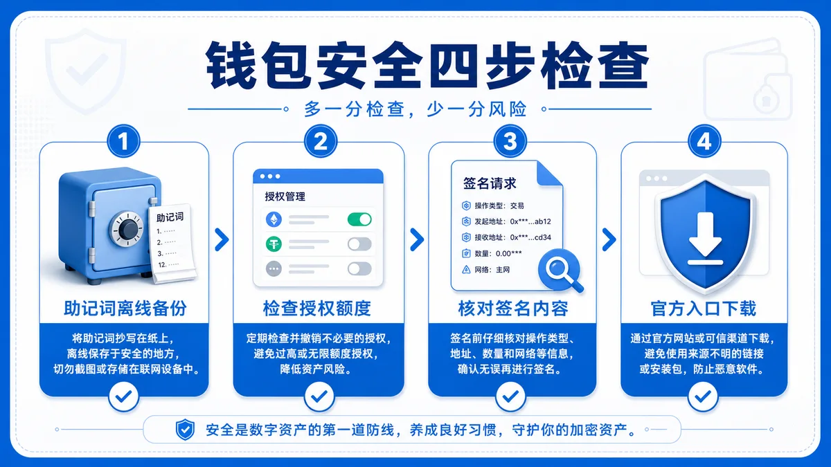 钱包安全检查清单怎么做？ 图 1