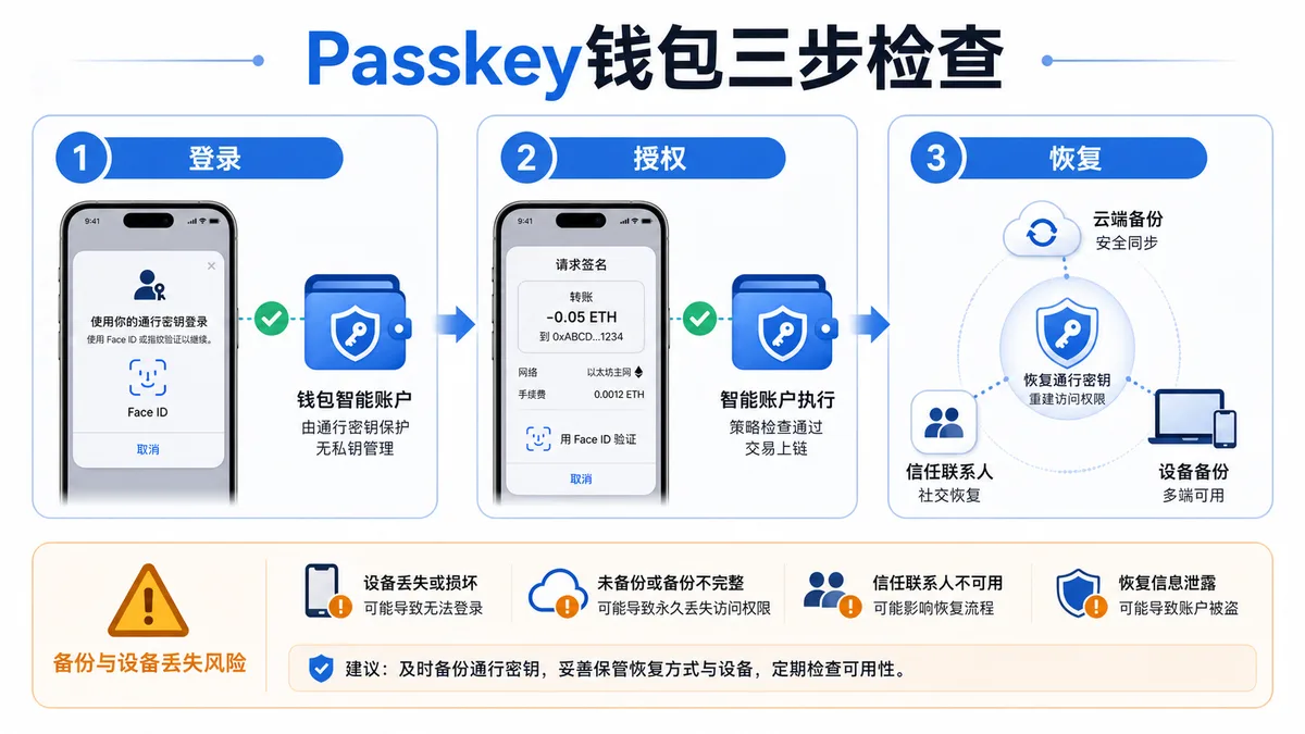 Passkey钱包安全吗？恢复风险 图 1