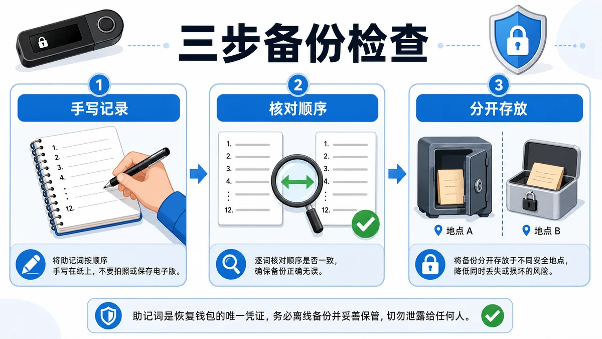 助记词离线备份怎么做？ 