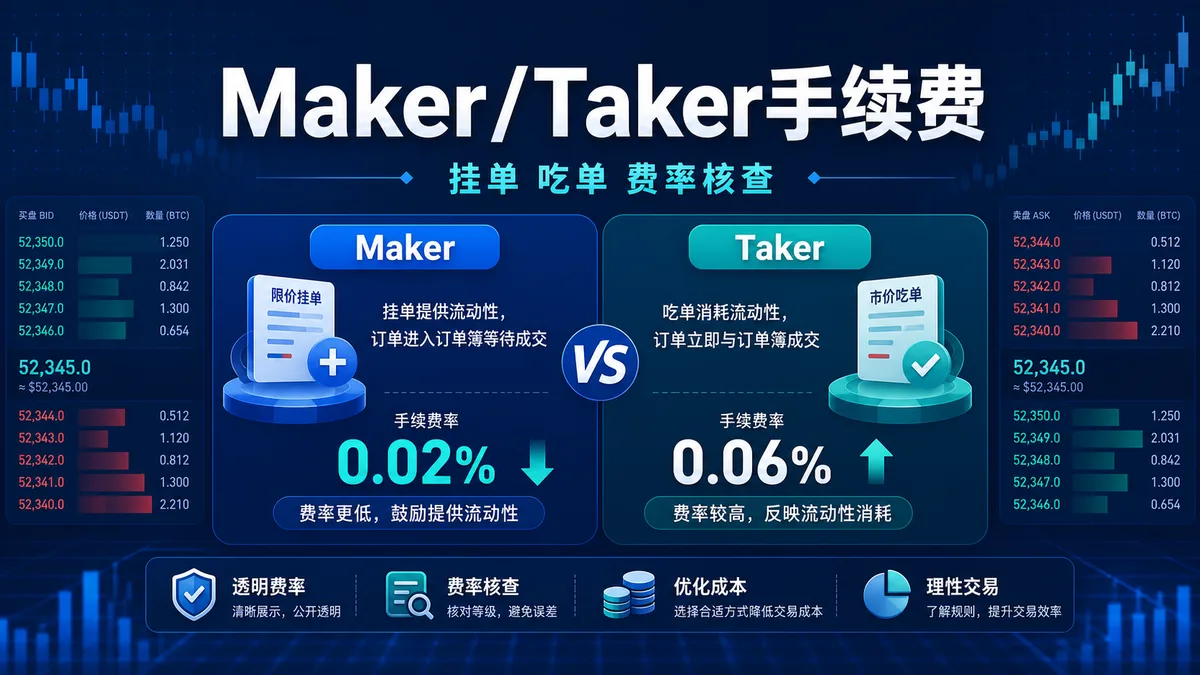 Maker/Taker手续费是什么？