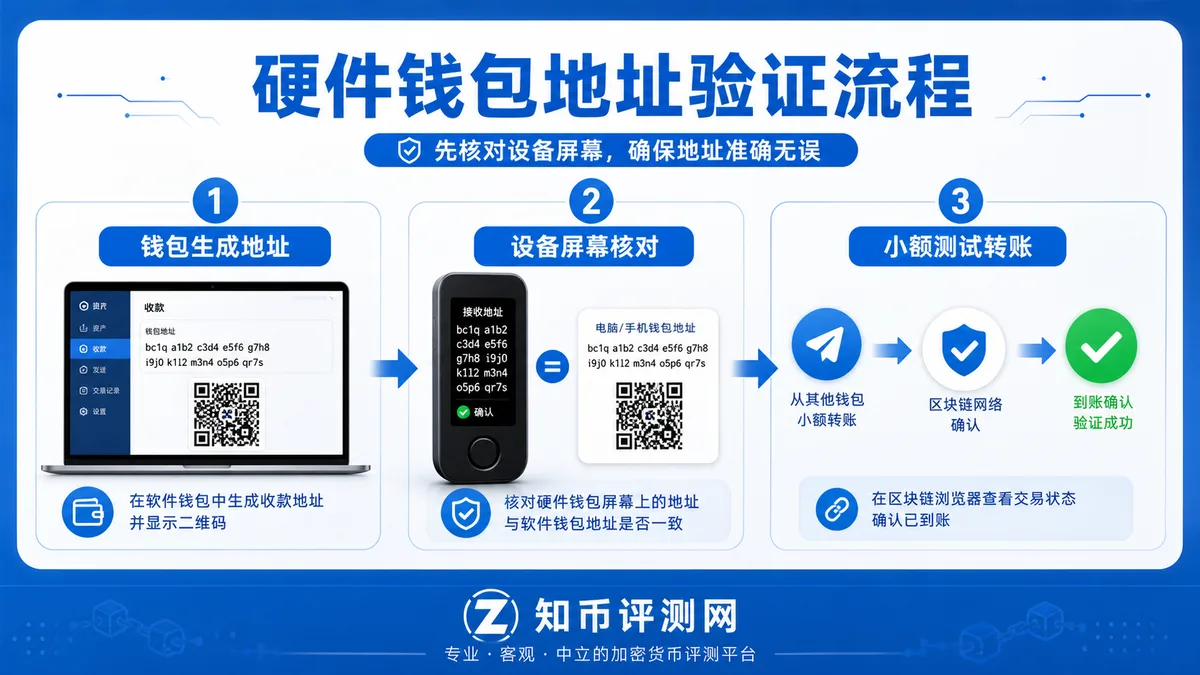 硬件钱包地址怎么验证？ 