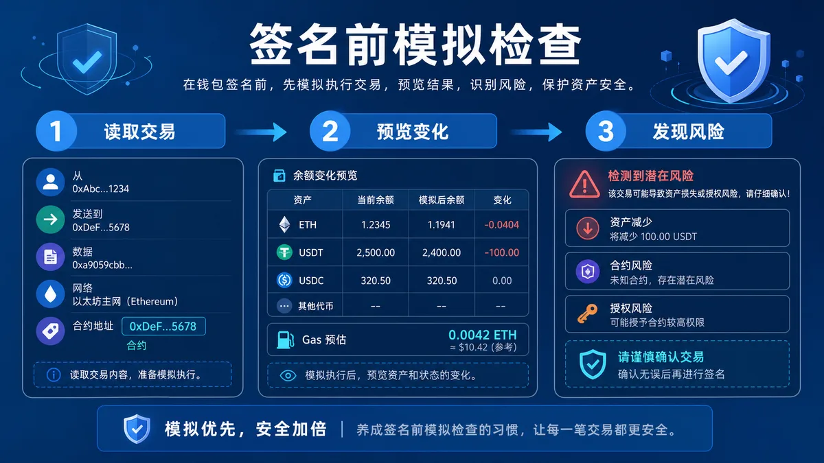 交易模拟是什么？签名前怎么看 