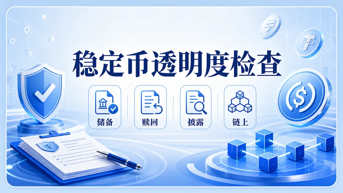 稳定币透明度怎么看？四项检查