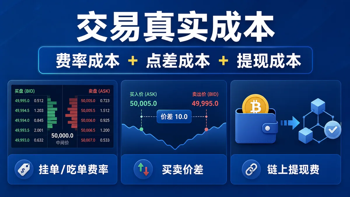 交易所手续费怎么看？三项成本 