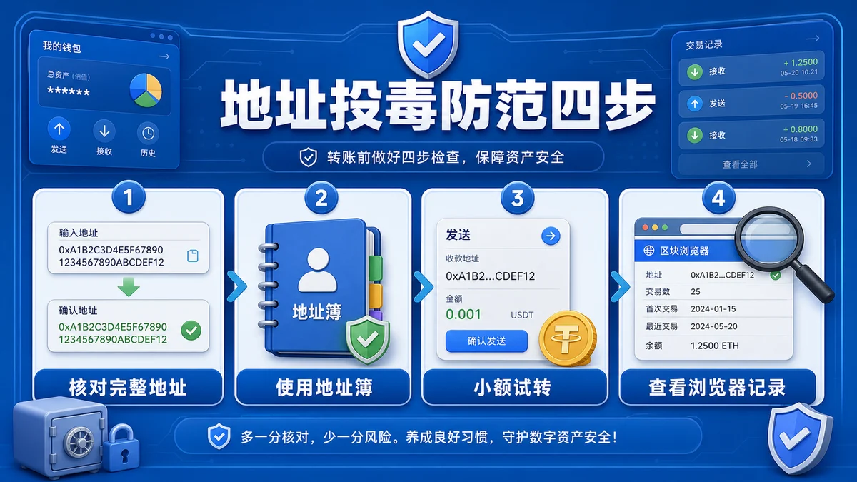 地址投毒是什么？转账前怎么防 