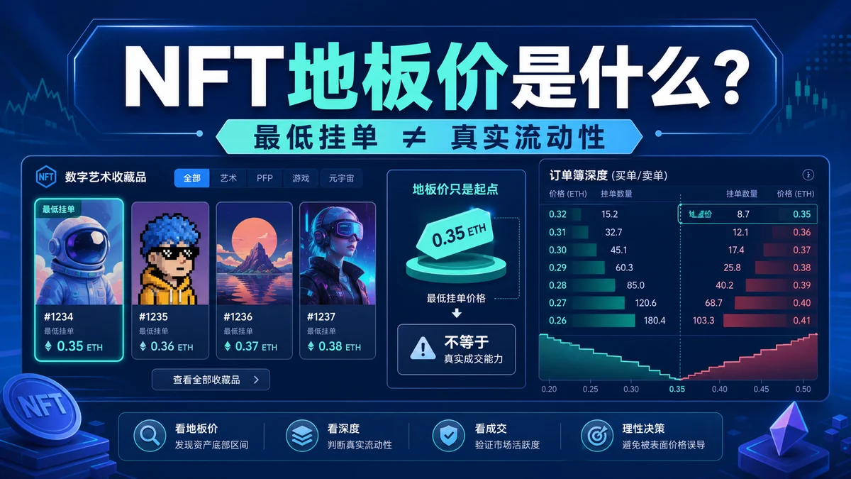 NFT地板价是什么？流动性别只看最低价