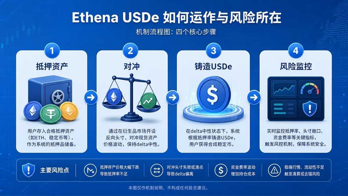 USDe是什么？合成美元风险在哪 