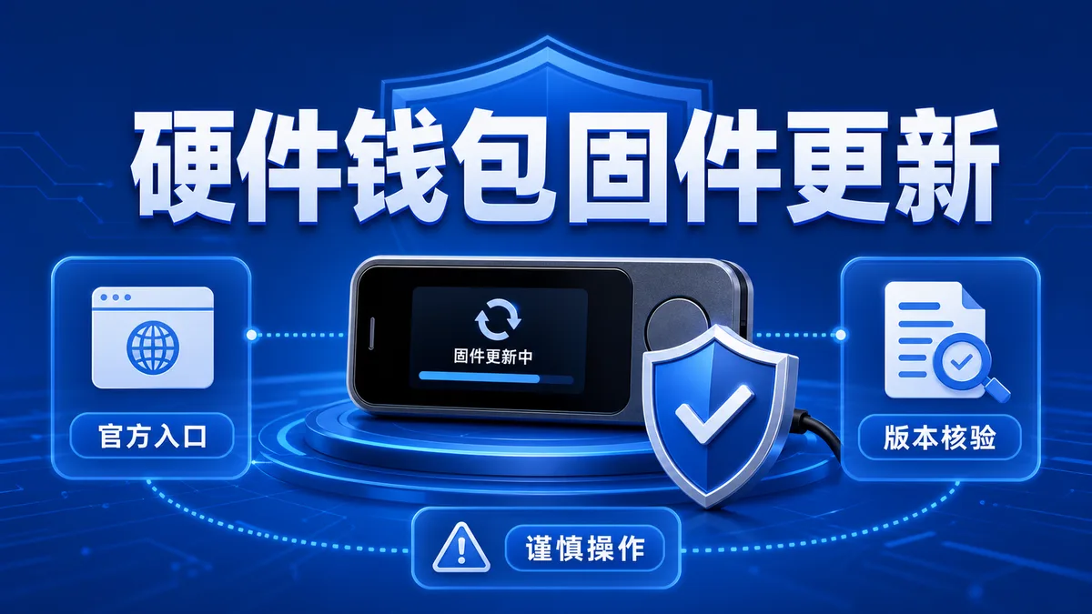 硬件钱包固件更新前怎么查？