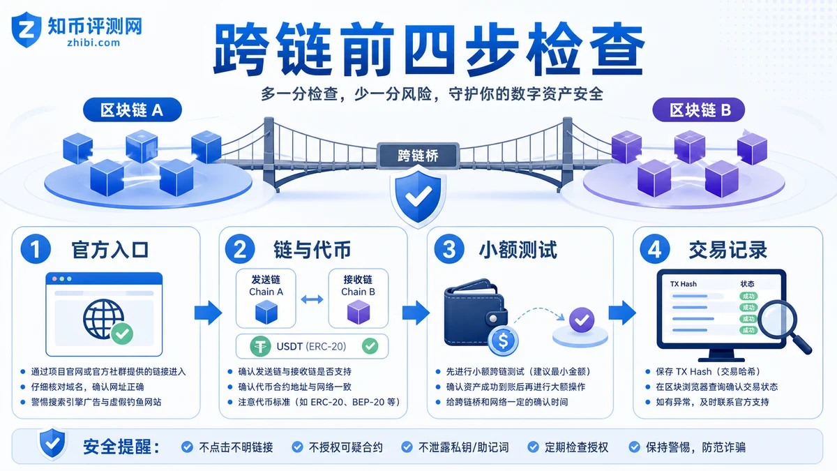 跨链桥风险怎么查？四步核对 