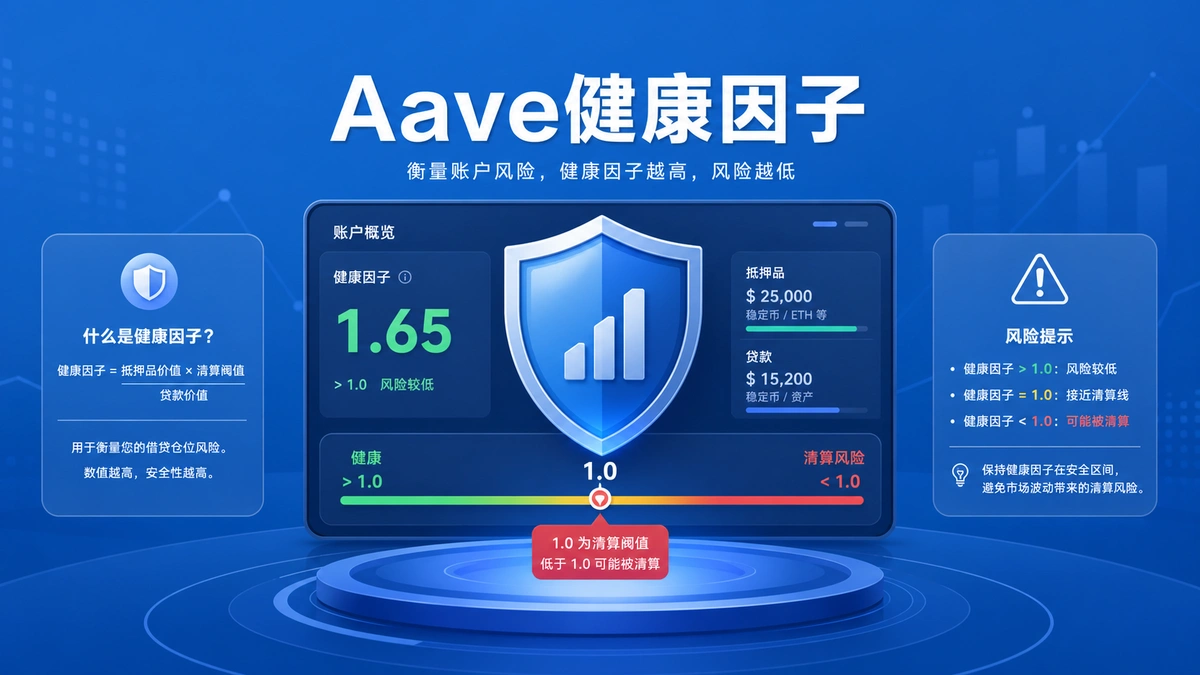 Aave健康因子是什么？清算怎么看