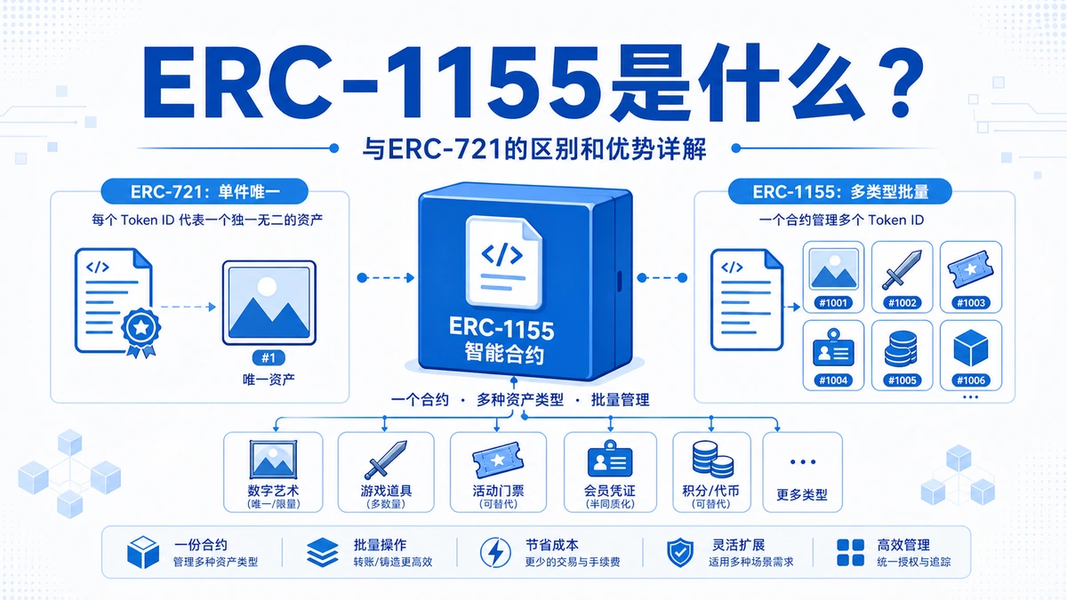 ERC-1155是什么？和ERC-721区别