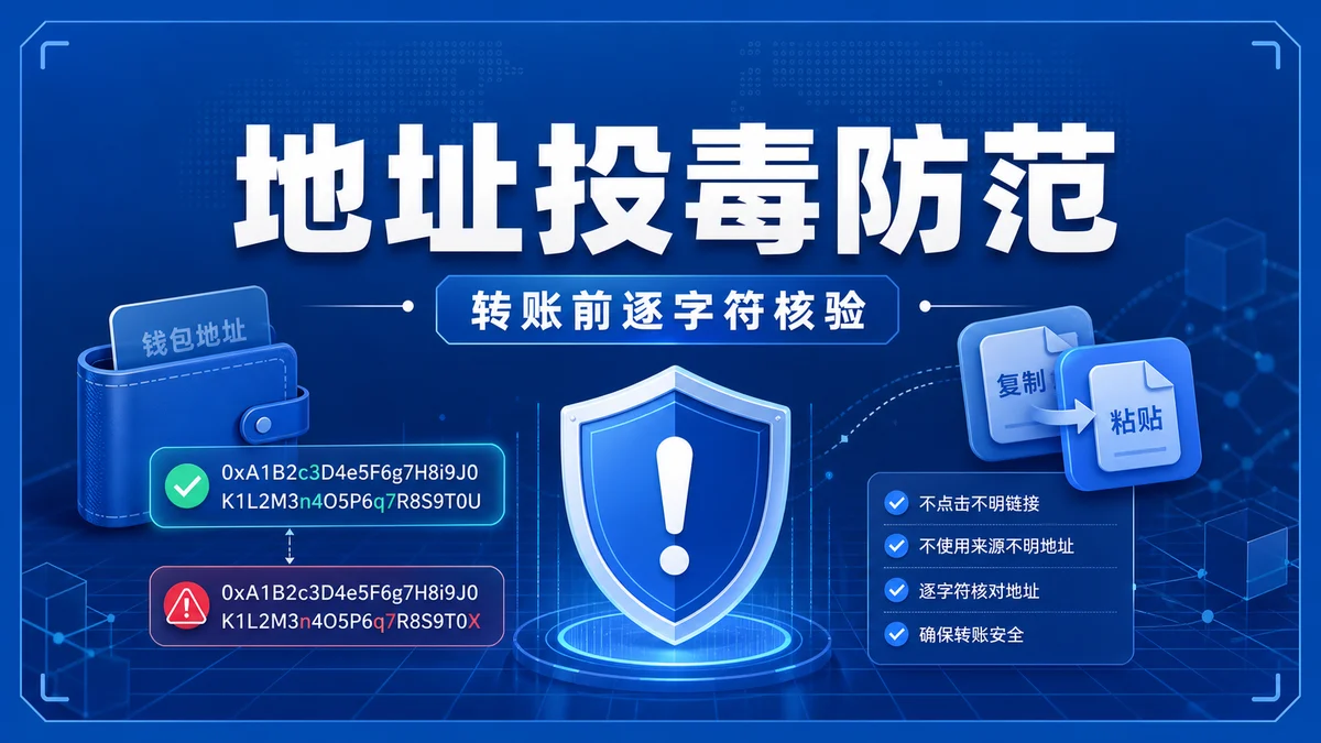 地址投毒是什么？转账怎么防