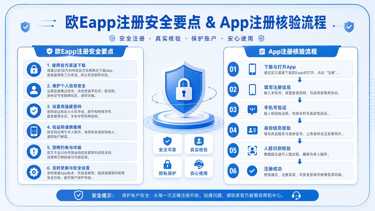 欧Eapp注册流程有哪些安全要点？