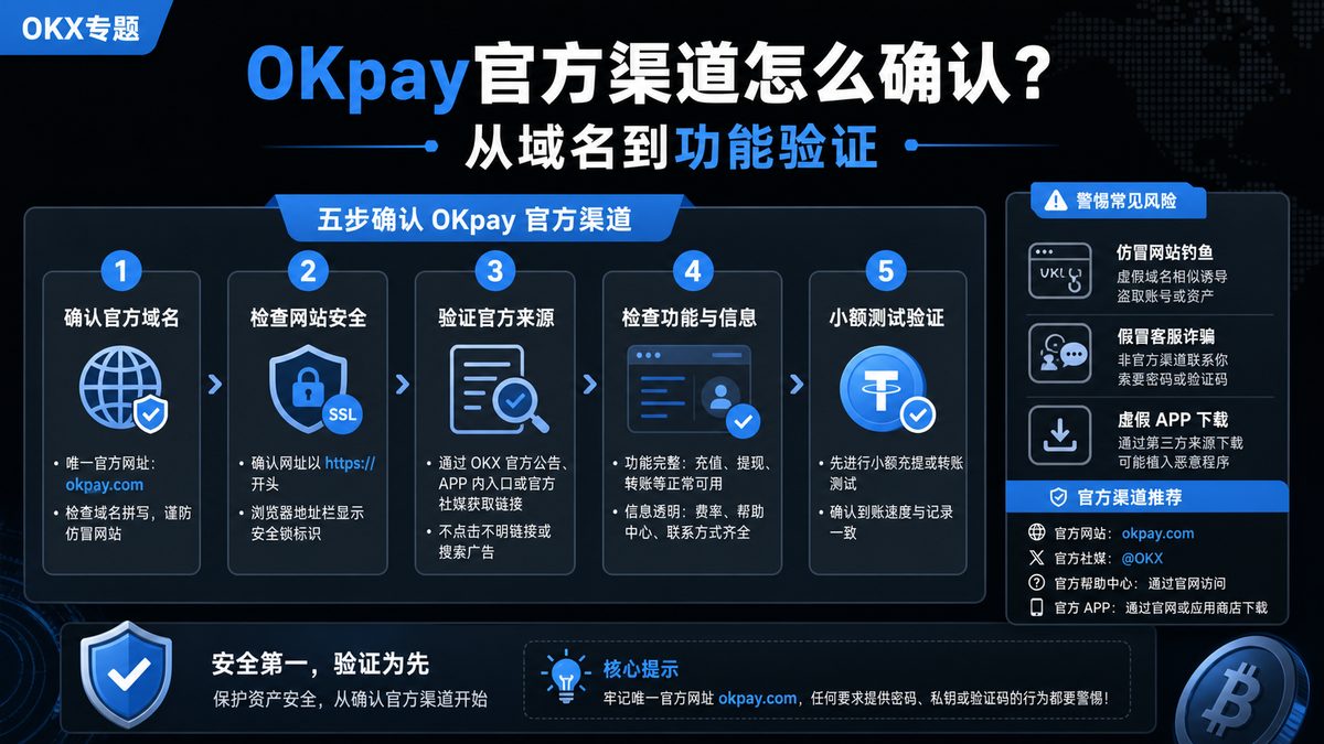 OKpay官方渠道怎么确认？从域名到功能验证 图 1