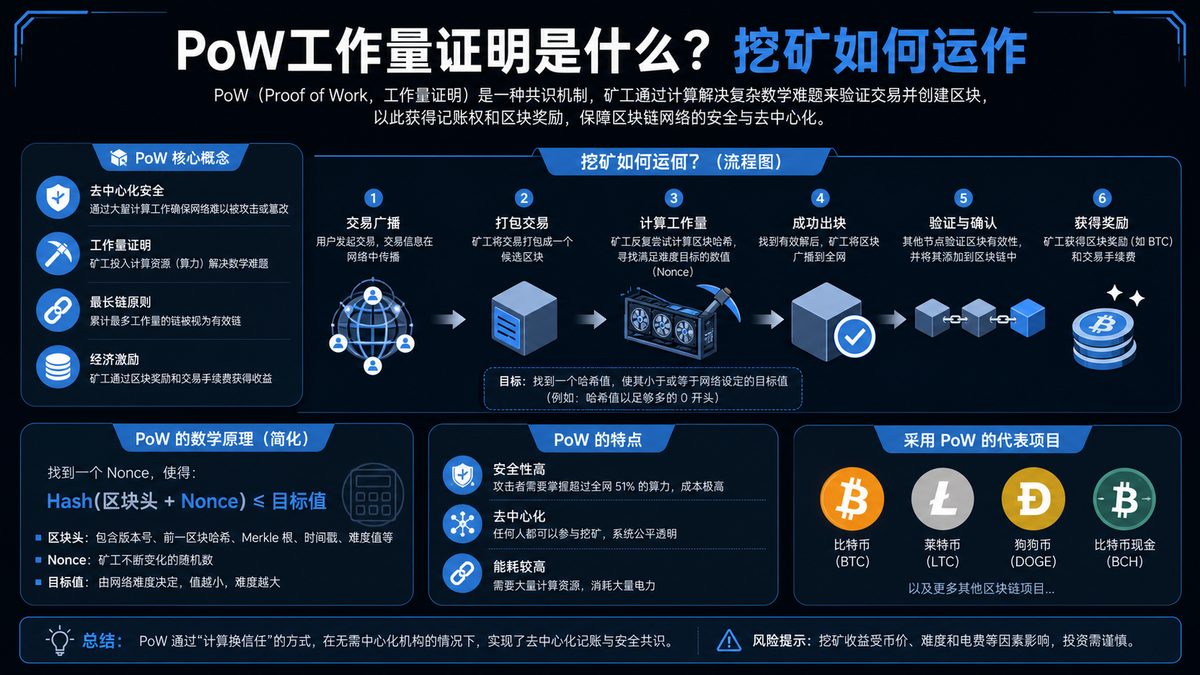 PoW工作量证明是什么？挖矿如何运作 图 1