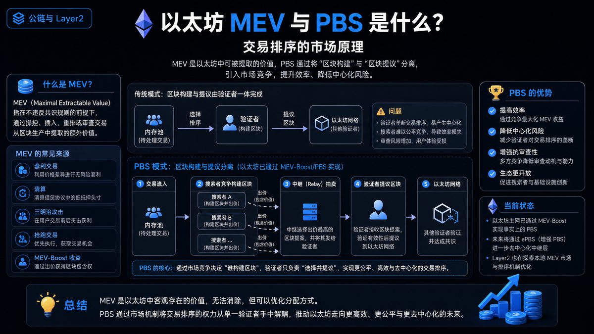 以太坊MEV与PBS是什么？交易排序的市场原理 图 1