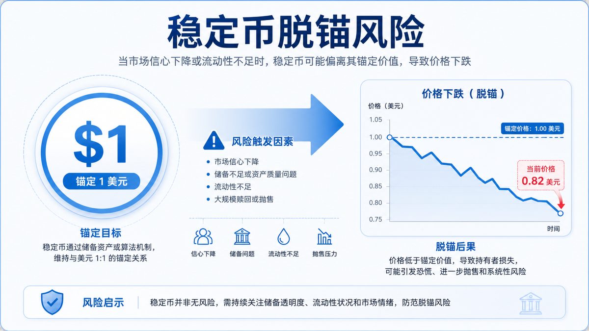 稳定币脱锚风险从哪里来？诱因与修复路径拆解