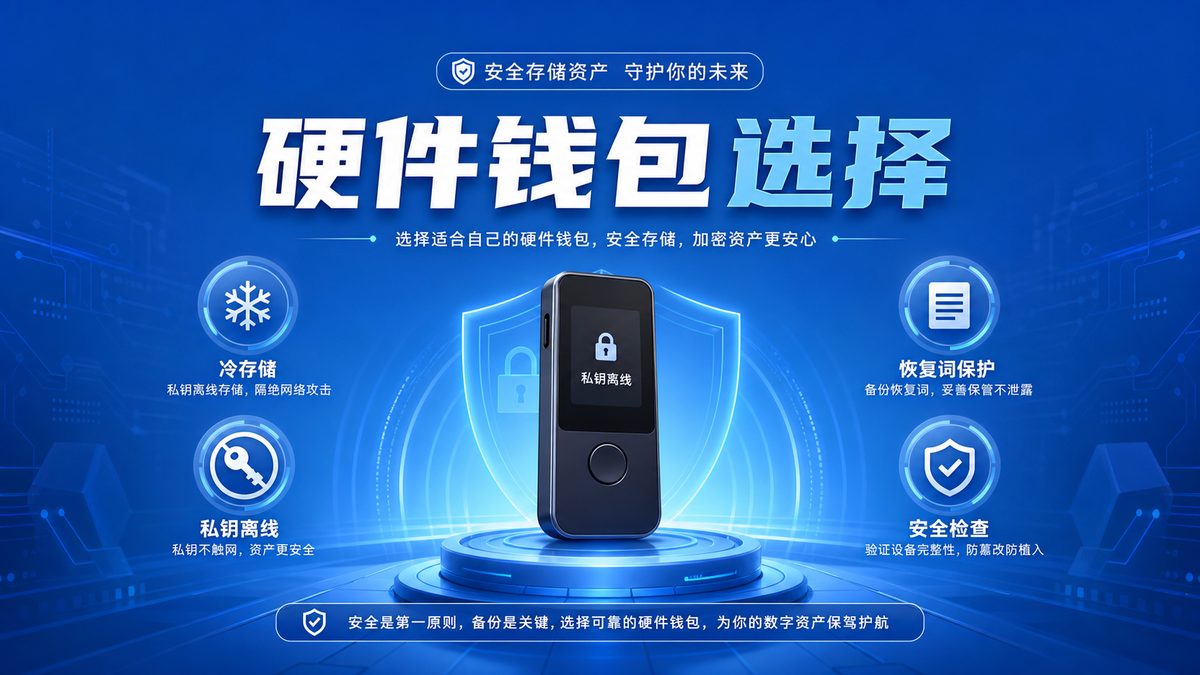 硬件钱包怎么选？冷钱包要点