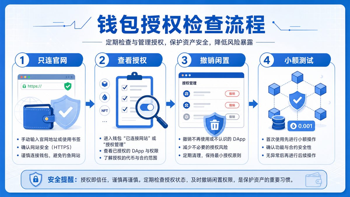 钱包授权检查怎么做？ 图 1