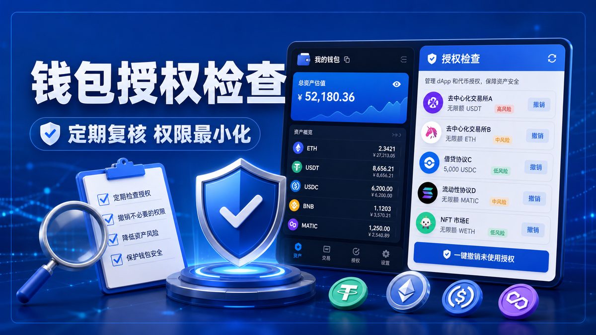 钱包授权检查怎么做？