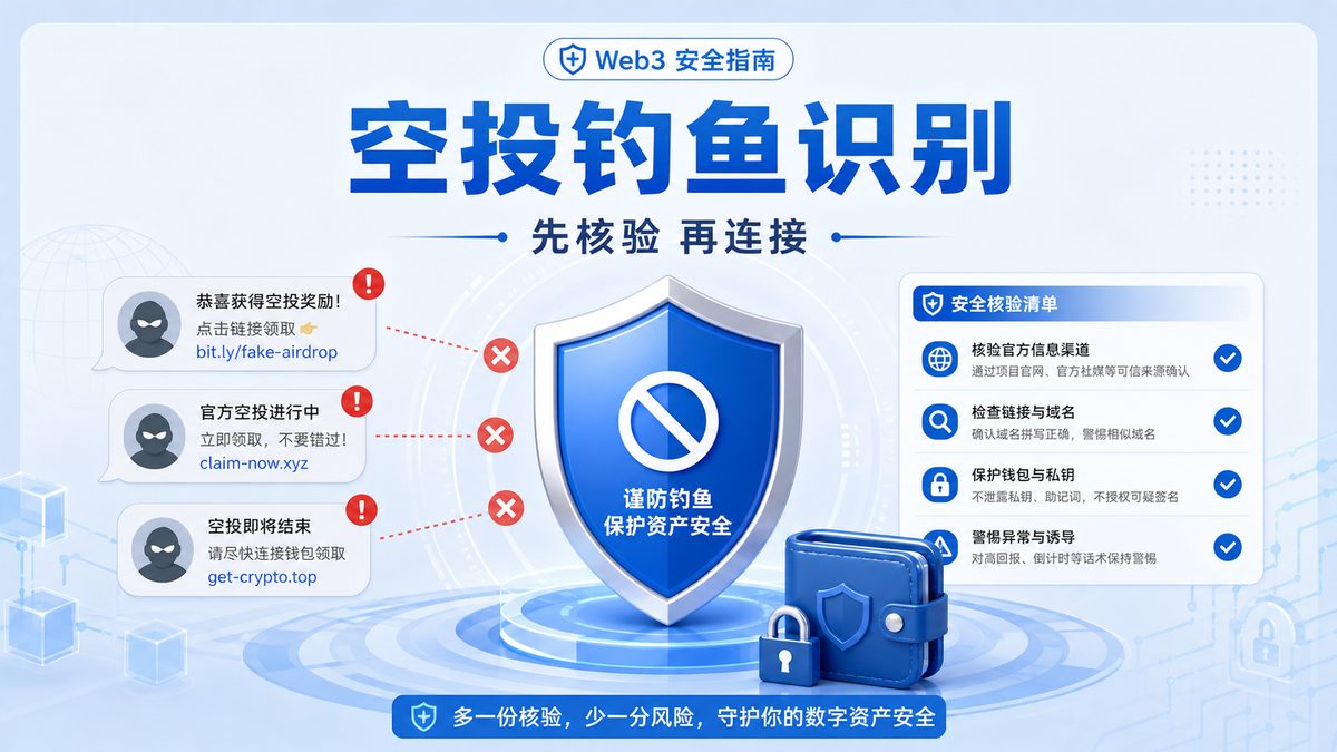 空投钓鱼怎么识别？
