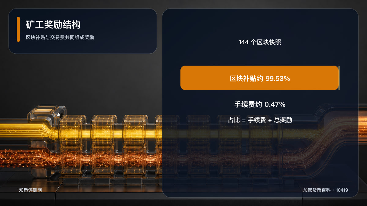 比特币矿工手续费占比怎么看？ 图 1