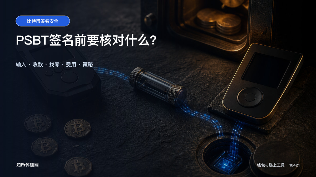 PSBT签名前要核对什么？