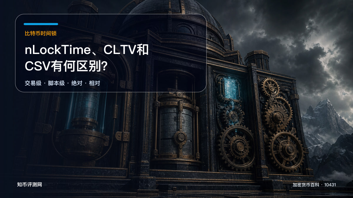 nLockTime、CLTV和CSV有何区别？