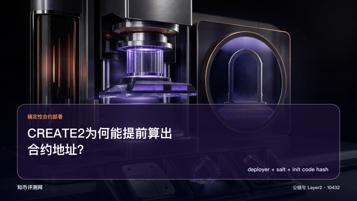 CREATE2为何能提前算出合约地址？