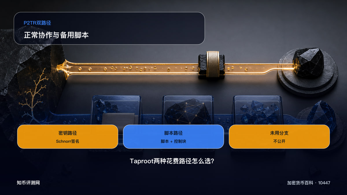Taproot两种花费路径怎么选？ 图 1