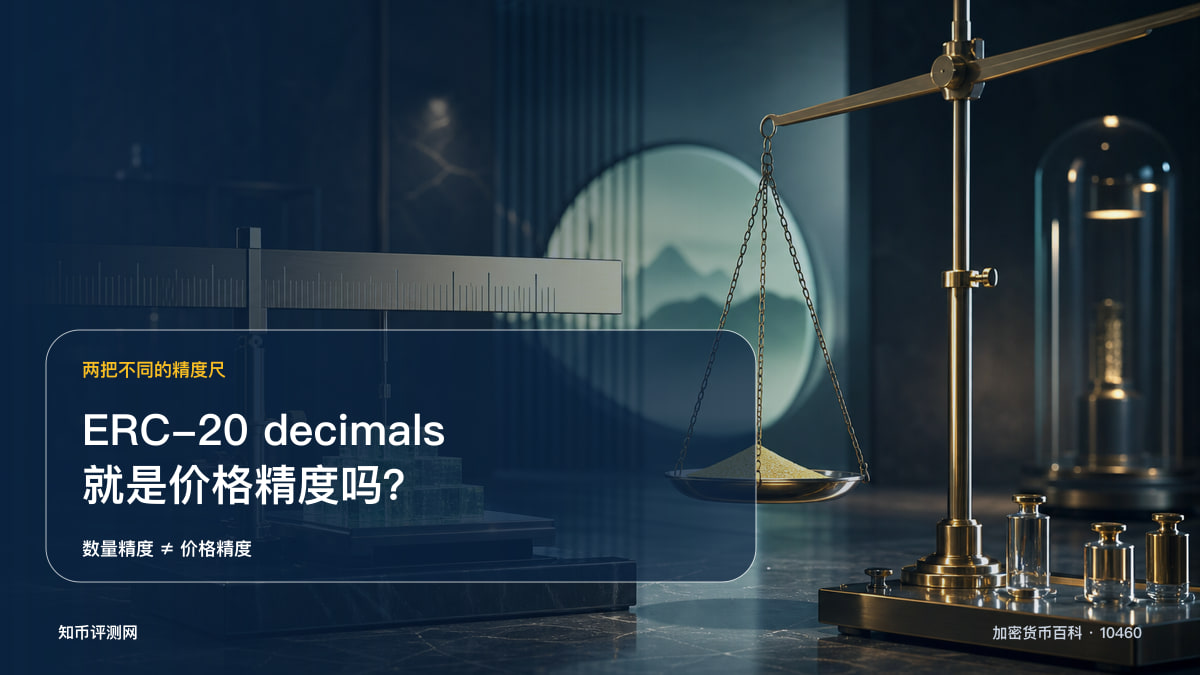ERC-20 decimals就是价格精度吗？