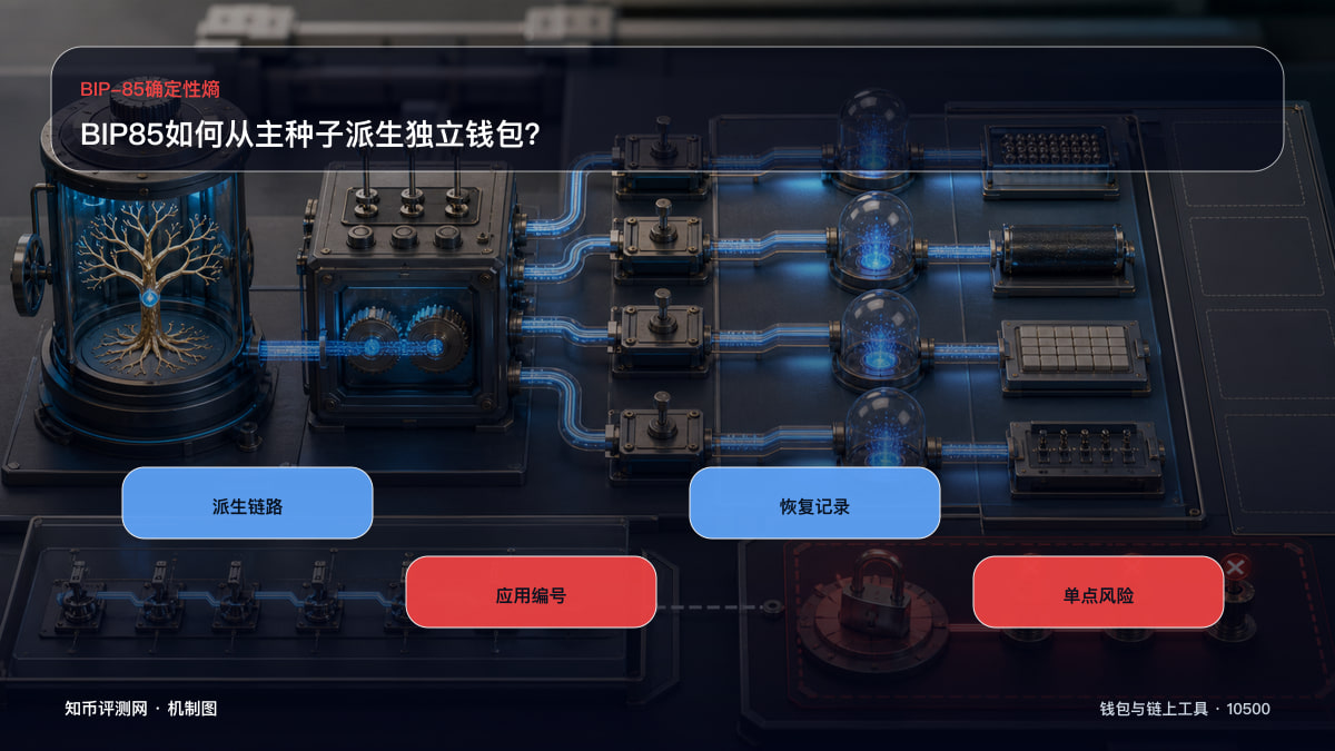 BIP85如何从主种子派生独立钱包？ 图 1
