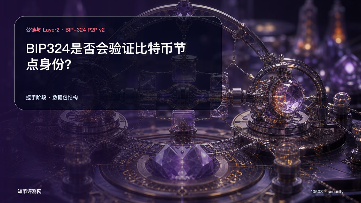 BIP324是否会验证比特币节点身份？