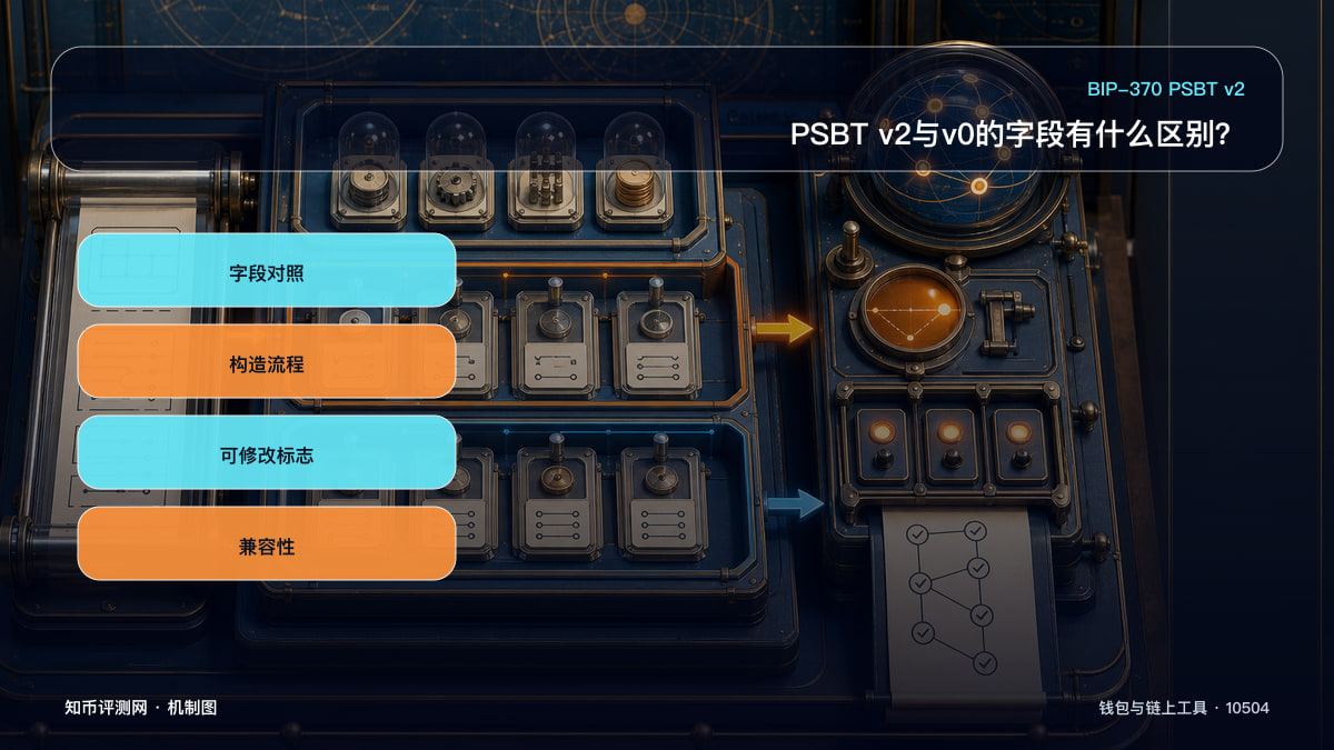 PSBT v2与v0的字段有什么区别？ 图 1