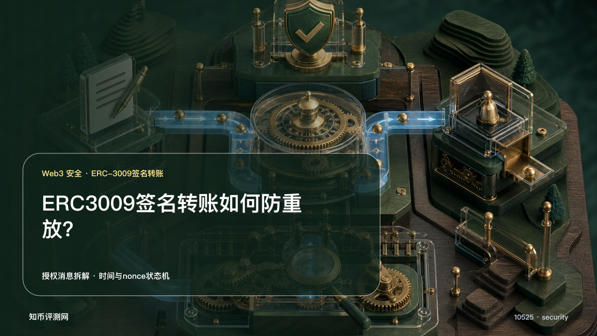 ERC3009签名转账如何防重放？