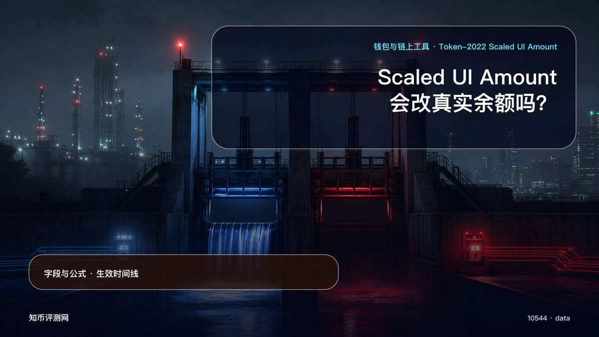 Scaled UI Amount会改真实余额吗？
