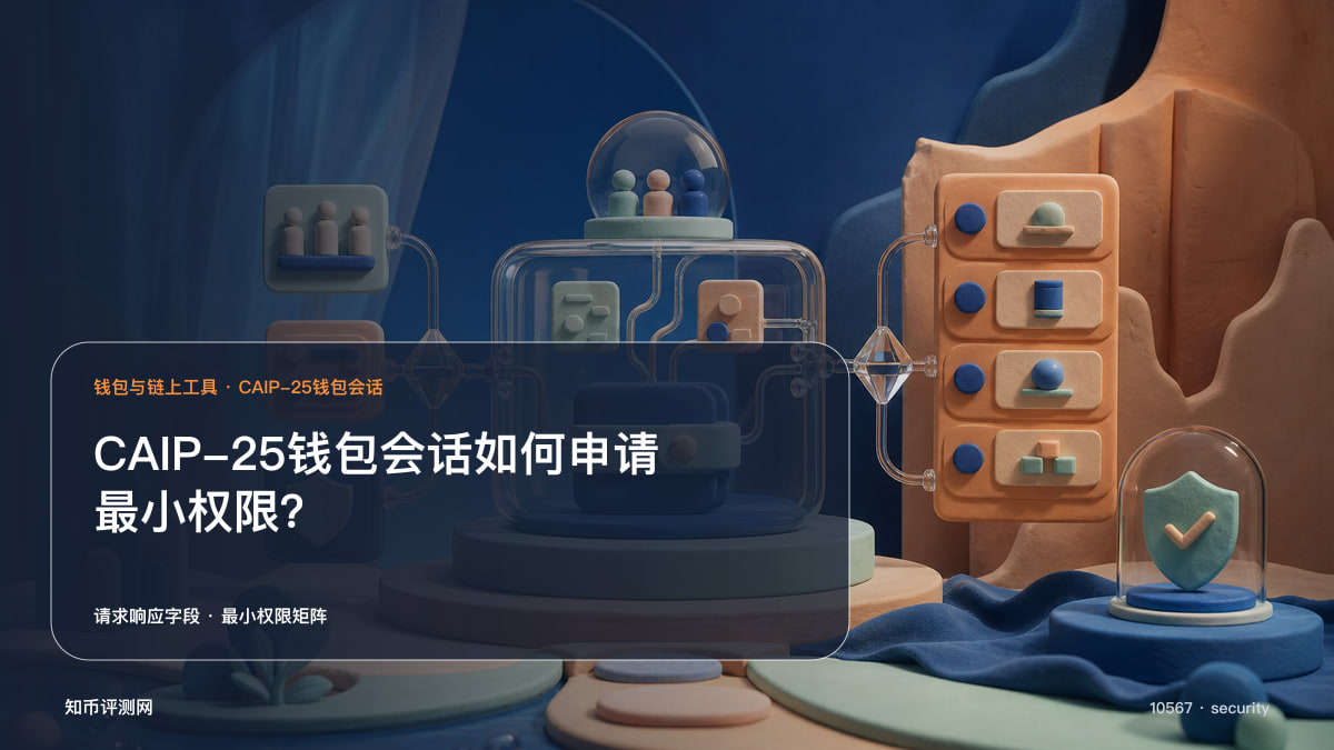 CAIP-25钱包会话如何申请最小权限？