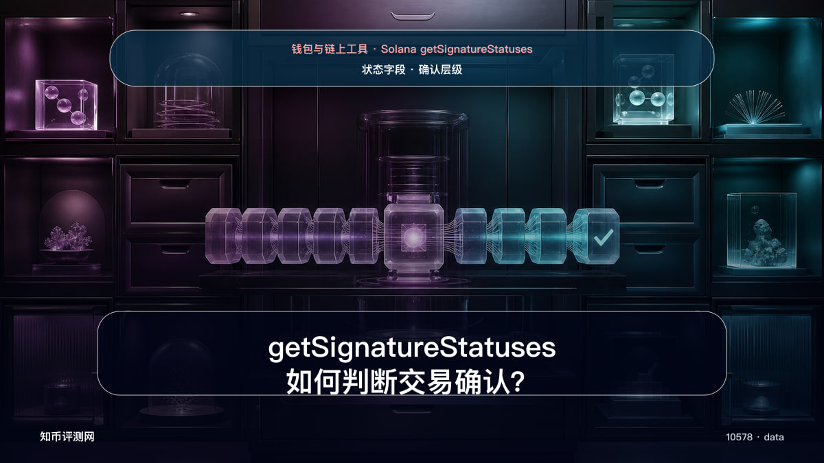 getSignatureStatuses如何判断交易确认？