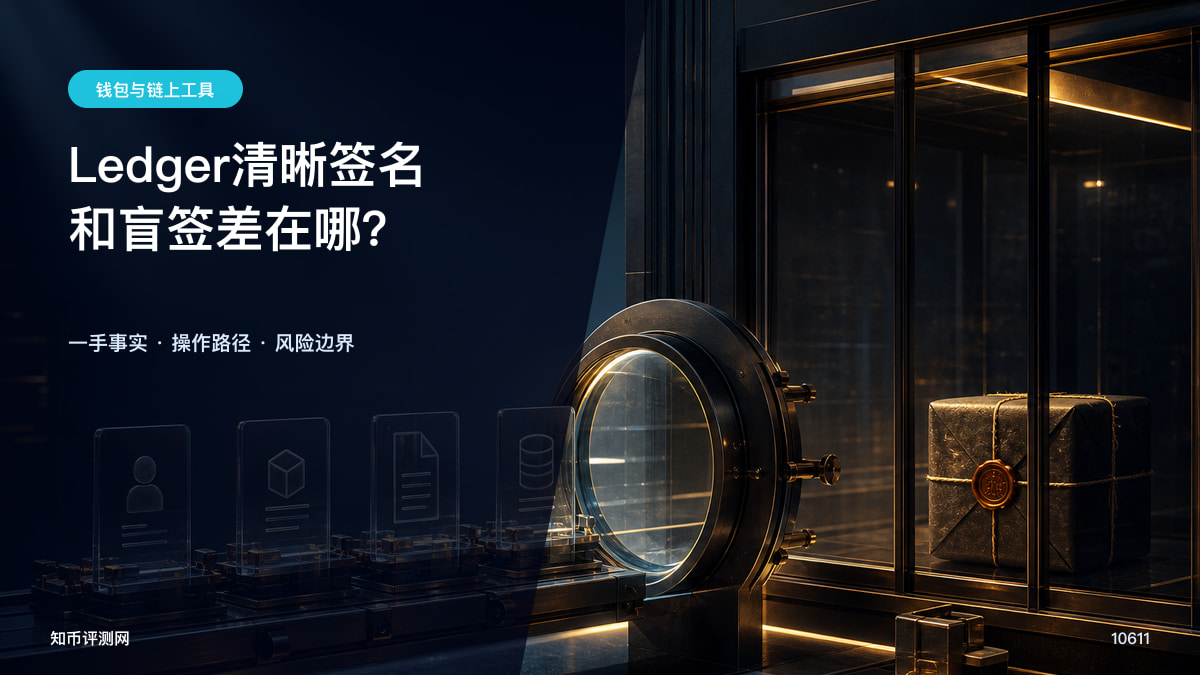 Ledger清晰签名和盲签差在哪？