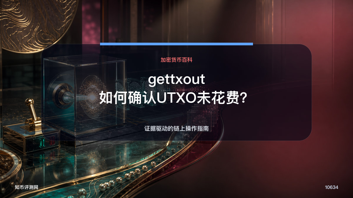 gettxout如何确认UTXO未花费？