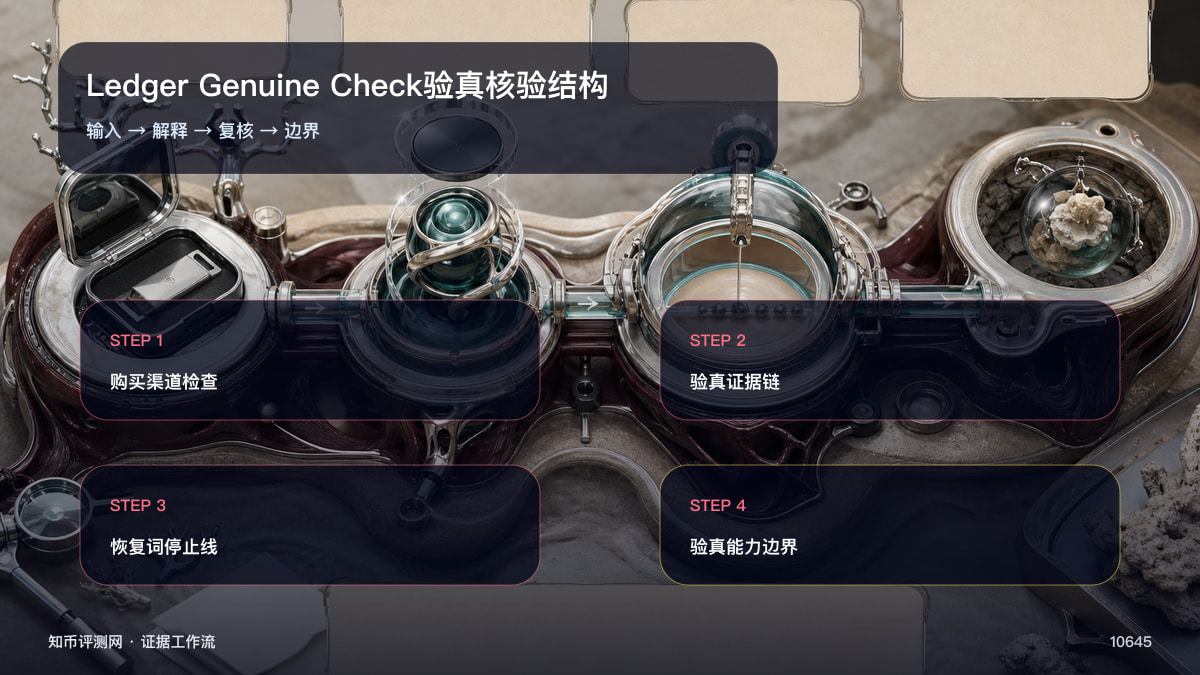 Ledger Genuine Check能证明什么？ 图 1