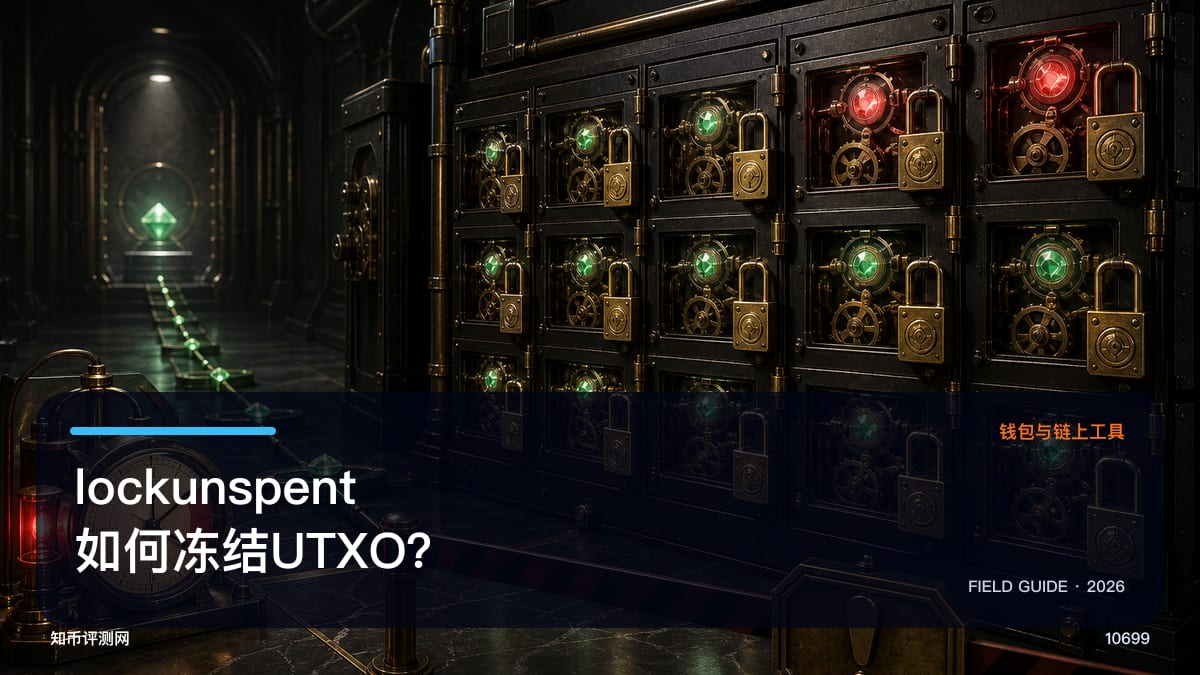 lockunspent如何冻结UTXO？