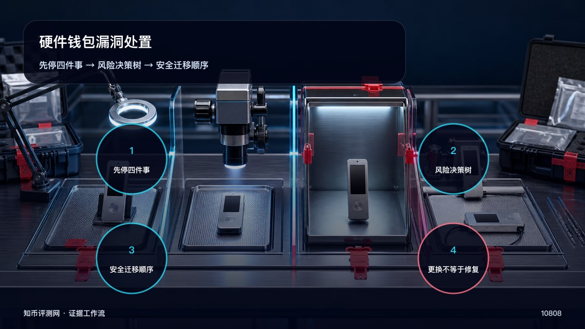 硬件钱包漏洞公告后该怎么处置？ 图 1
