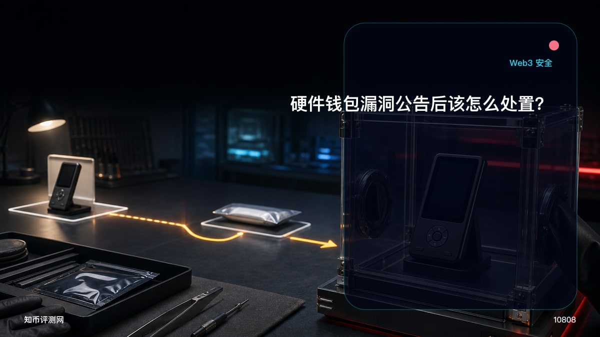 硬件钱包漏洞公告后该怎么处置？